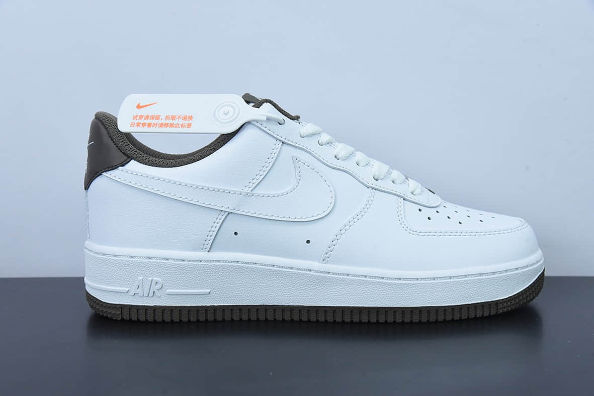 耐克Nike Air Force 1 Low 白褐色空军一号低帮休闲板鞋纯原版本 货号:DO5220-162