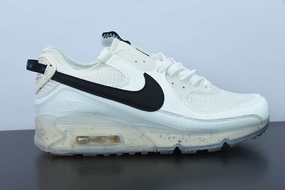 耐克Nike Off White™ x Air Max 90 AM90Nike Air Max 90 Terrascape 鞋型白色气垫跑鞋纯原版本 货号：DH2973-100