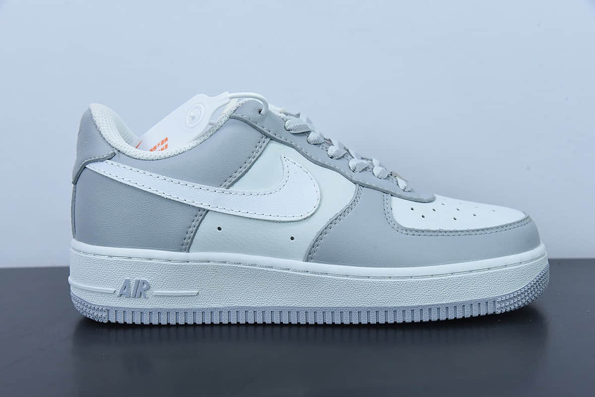 耐克Nike Air Force 1'07 Low 雾霾灰空军一号低帮休闲板鞋纯原版本 货号:CW1888-606