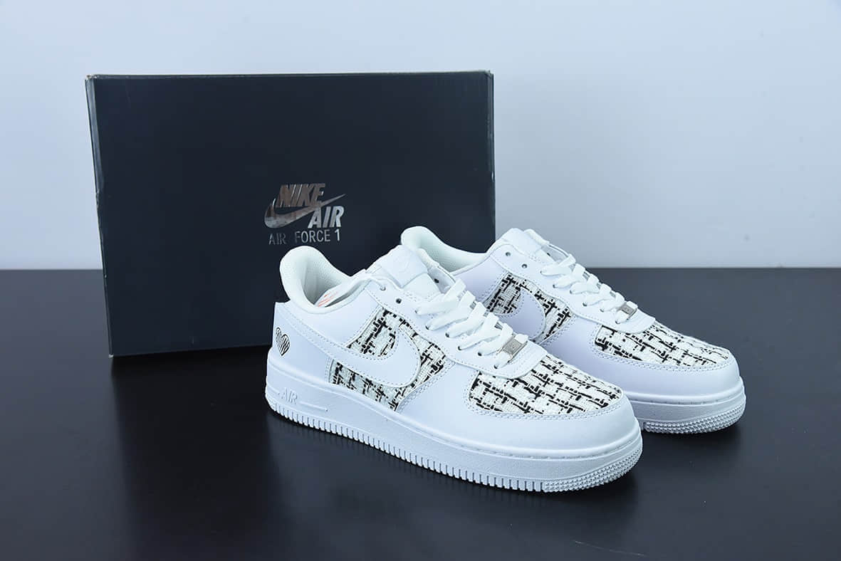 耐克Nike Air Force 1 Low小香风空军一号低帮休闲板鞋纯原版本 货号：DD8959-100