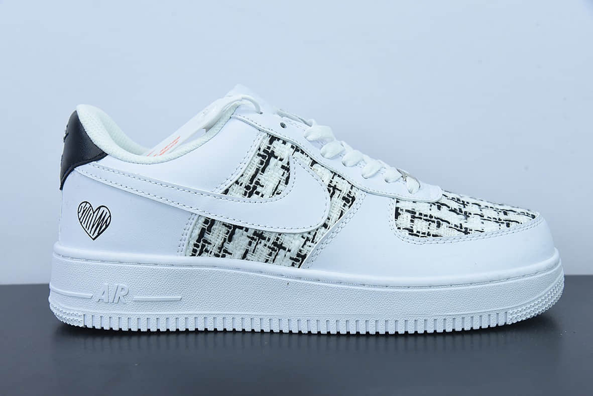 耐克Nike Air Force 1 Low小香风空军一号低帮休闲板鞋纯原版本 货号：DD8959-100