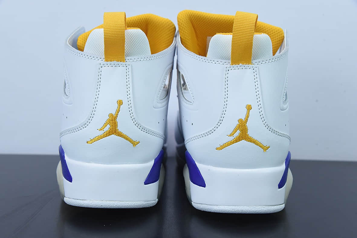 乔丹AIR JORDAN FLTCLB 91白蓝紫男子休闲篮球鞋纯原版本 货号：DC7329-105