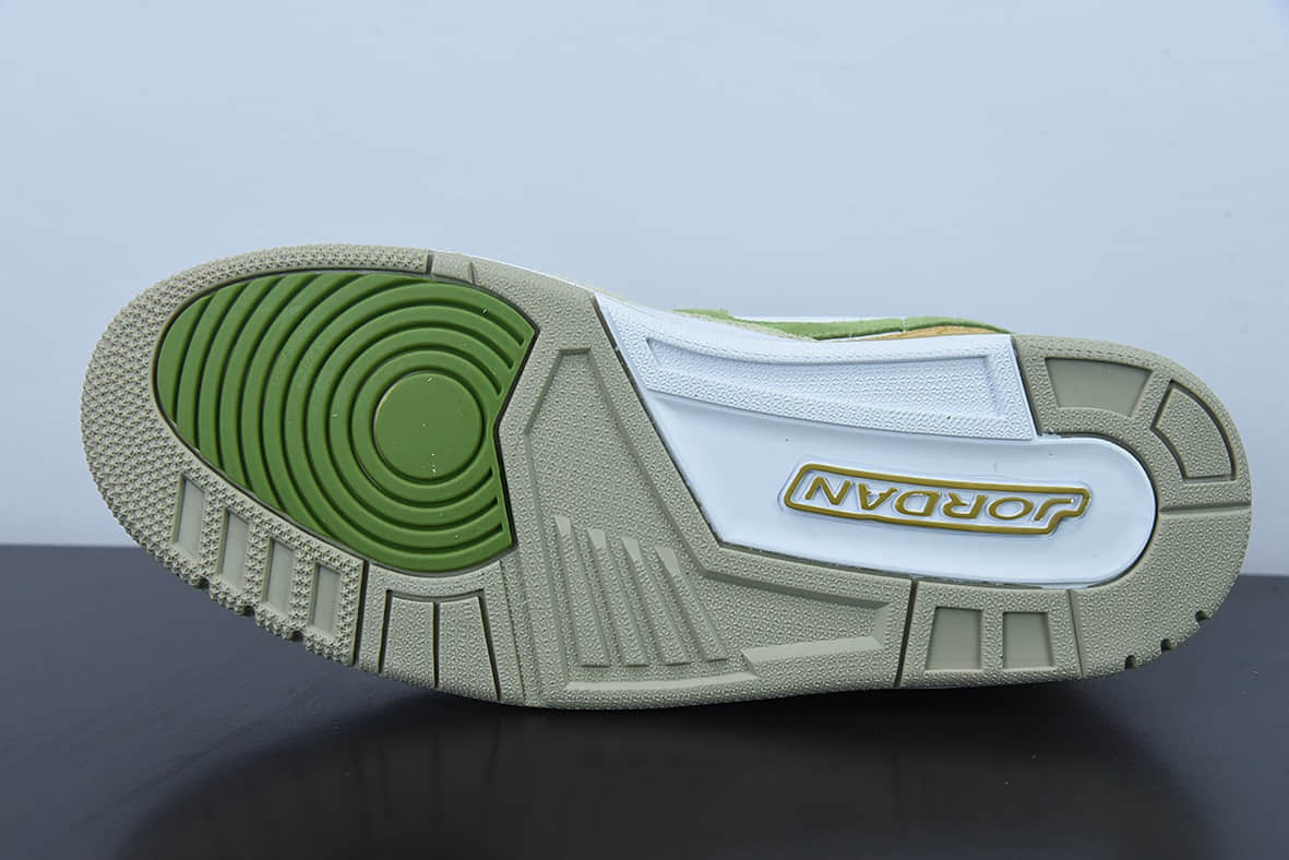 乔丹Air Jordan Legacy AJ312 Low 白橄榄绿魔术贴三合一板鞋纯原版本 货号:DX9260-001