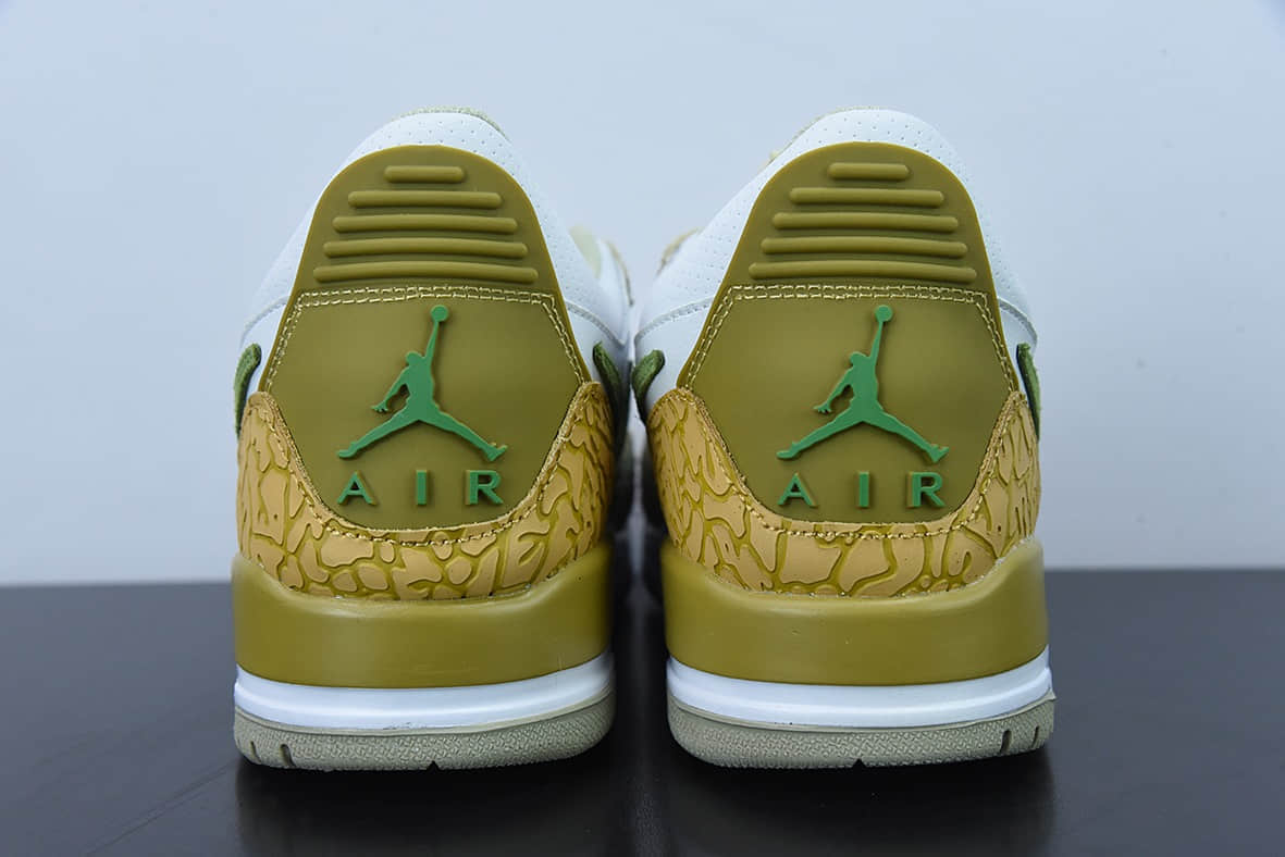 乔丹Air Jordan Legacy AJ312 Low 白橄榄绿魔术贴三合一板鞋纯原版本 货号:DX9260-001