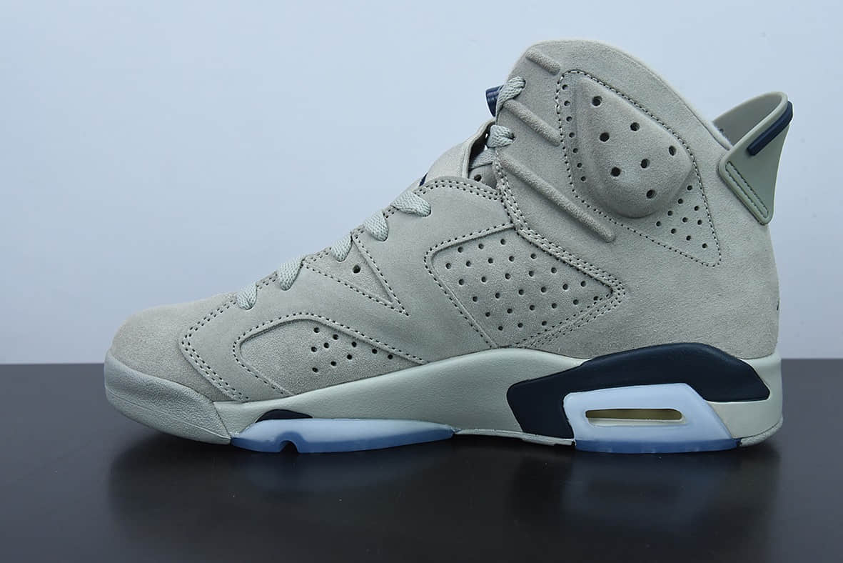 乔丹Air Jordan 6 Retro Georgetown AJ6 乔6乔治城灰蓝高帮篮球鞋纯原版本 货号：CT8529-012