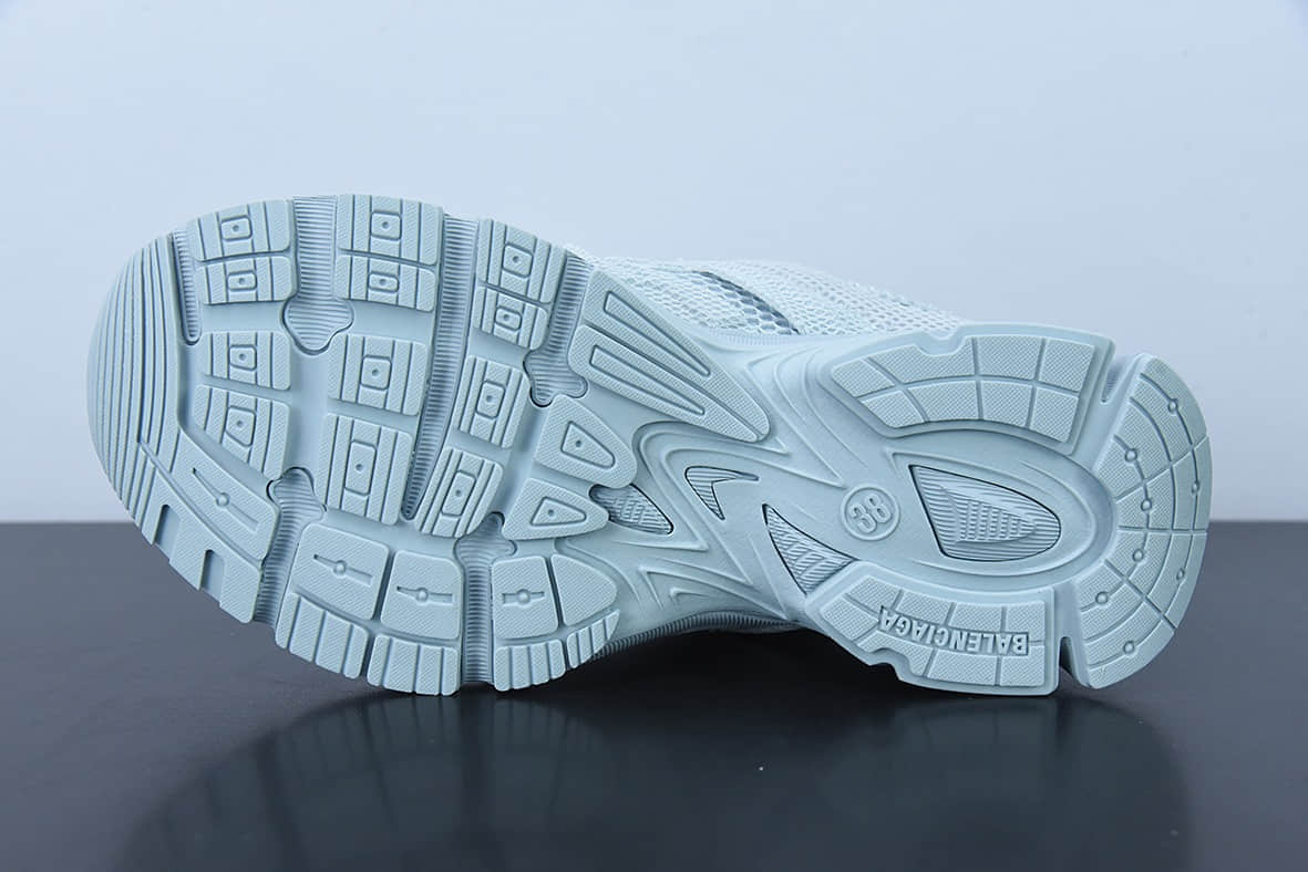 巴黎世家Balenciaga 巴黎世家网面灰色运动鞋纯原版本 货号:679339W2E924901