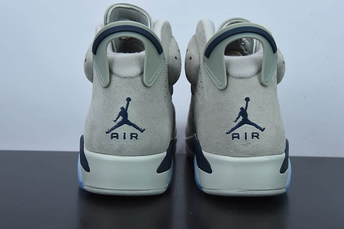 乔丹Air Jordan 6 Retro Georgetown AJ6 乔6乔治城灰蓝高帮篮球鞋纯原版本 货号：CT8529-012