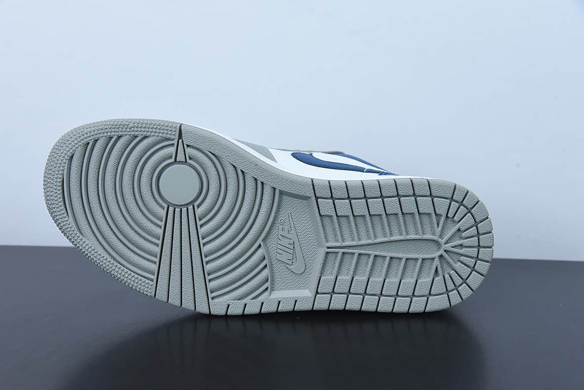 乔丹Air Jordan AJ1 Low AJ1灰蓝低帮复古休闲板鞋纯原版本 货号：DC0774-042