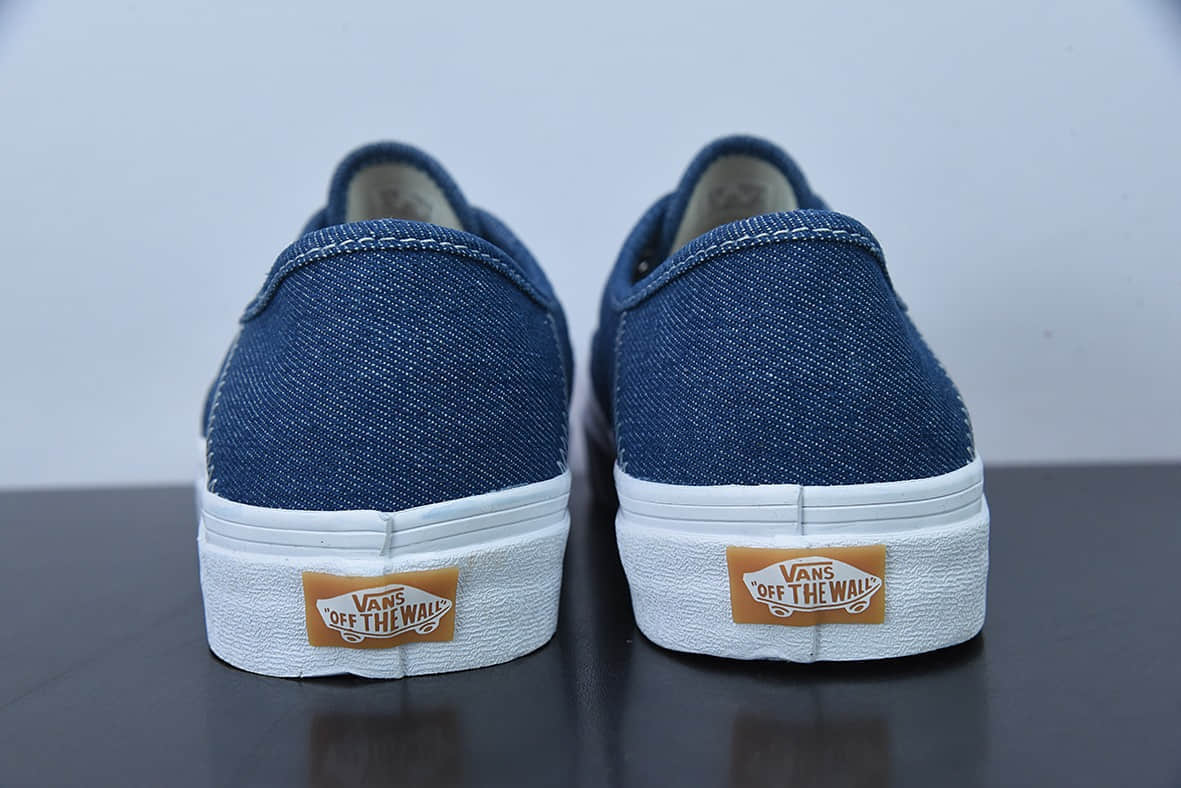 万斯Vans Authentic 牛仔蓝休闲低帮帆布鞋纯原版本 货号:VN0A3MU642E