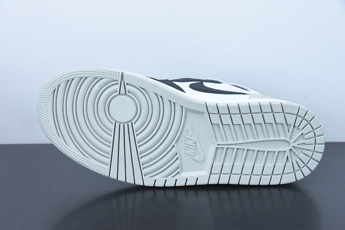 乔丹Air Jordan 1 High OG Stage Haze AJ1 乔1黑灰脚趾高帮篮球鞋纯原版本 货号：555088-108