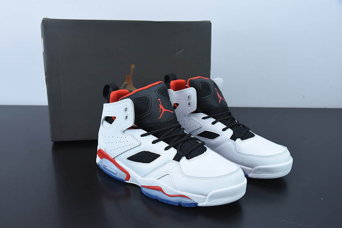 乔丹Air Jordan Fltclb'91 AJ 乔丹91白蓝红高帮篮球鞋纯原版本 货号:DC7329-106