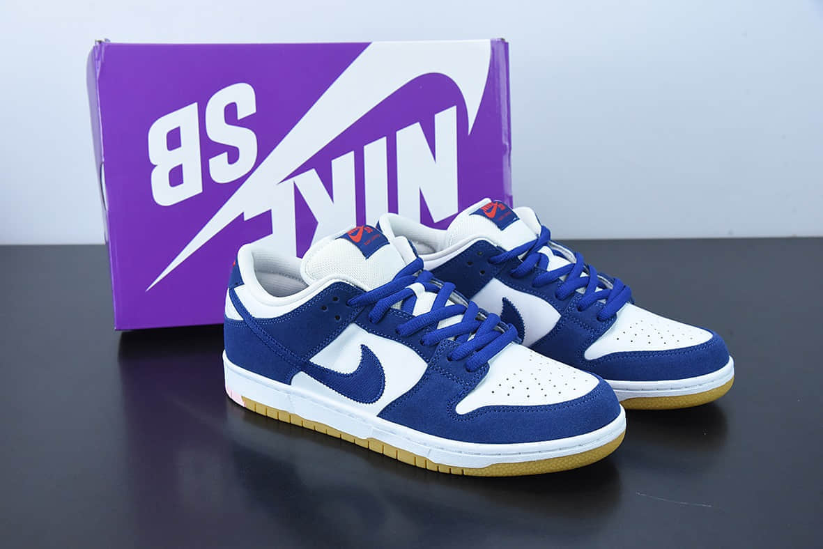 耐克Nike SB Dunk Low 白蓝洛杉矶道奇SB扣碎篮板时尚休闲板鞋纯原版本 货号:DO9395-400