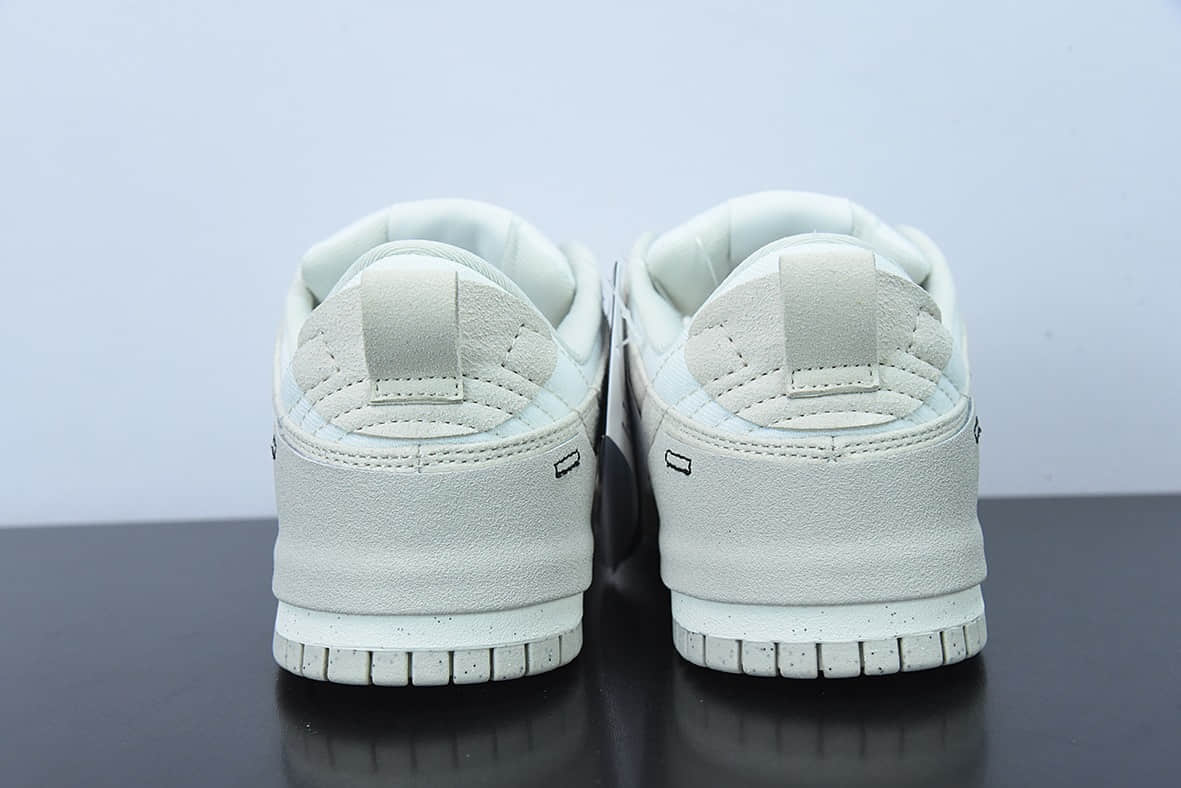 耐克Nike Wmns Dunk Low Disrupt 2Pale Ivory轻量扣篮破坏二代系列解构骨白黑双钩低帮休闲板鞋纯原版本 货号:DH4402-101