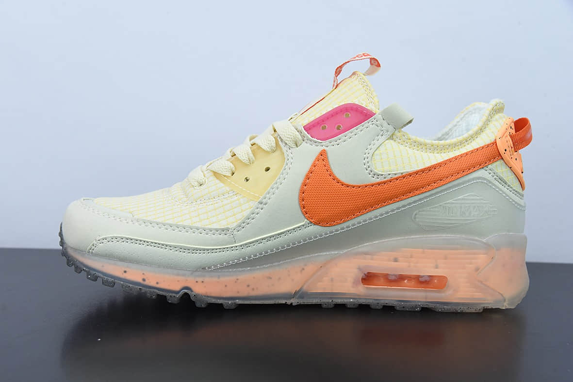 耐克Nike Air Max 90 Terrascape Sail 全新热门款MAX90米橙色气垫跑鞋纯原版本 货号:DH2973-200