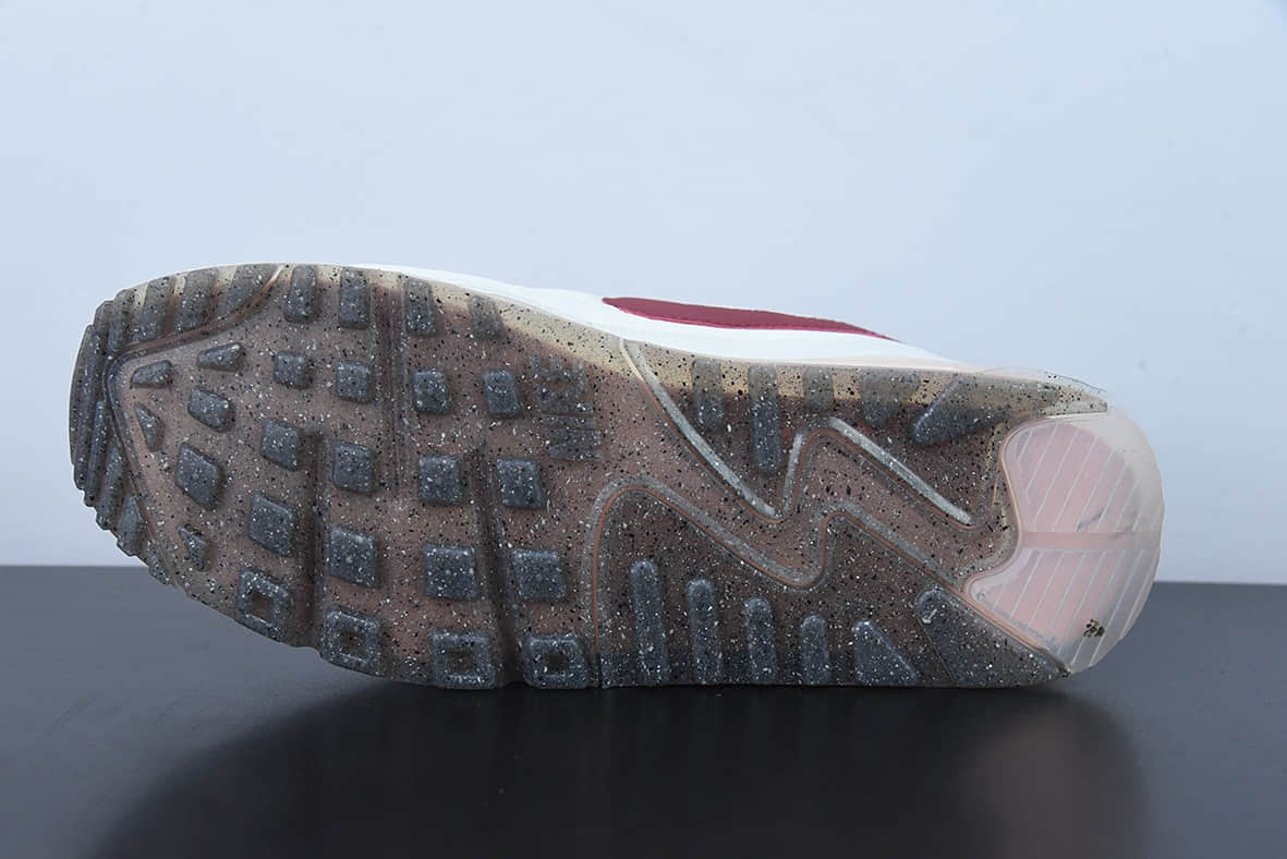 耐克Nike Air Max 90 Terrascape Sail 全新热门款MAX90白红粉气垫跑鞋纯原版本 货号:DC9450-100