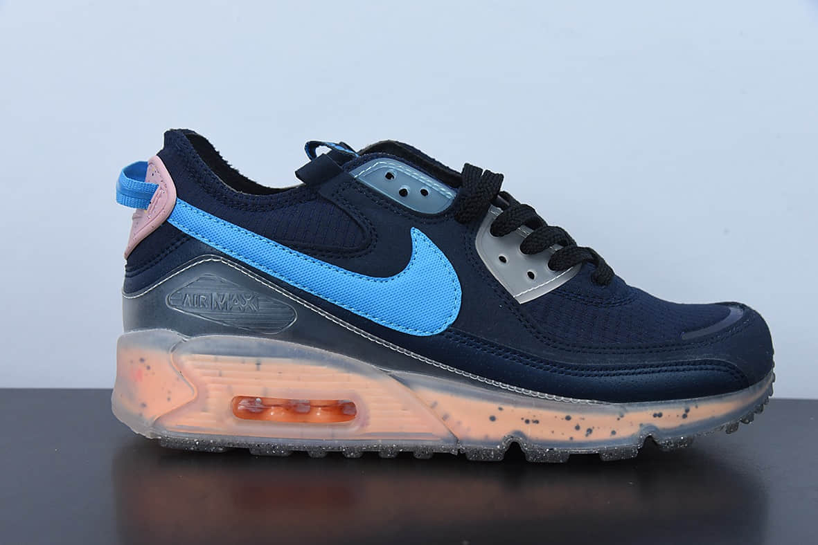 耐克Nike Air Max 90 Terrascape Sail 全新热门款MAX90藏青蓝气垫跑鞋纯原版本 货号:DH4677-400