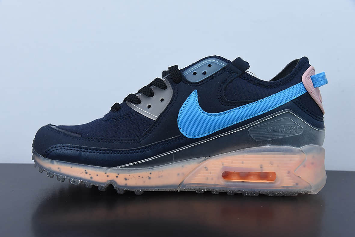 耐克Nike Air Max 90 Terrascape Sail 全新热门款MAX90藏青蓝气垫跑鞋纯原版本 货号:DH4677-400