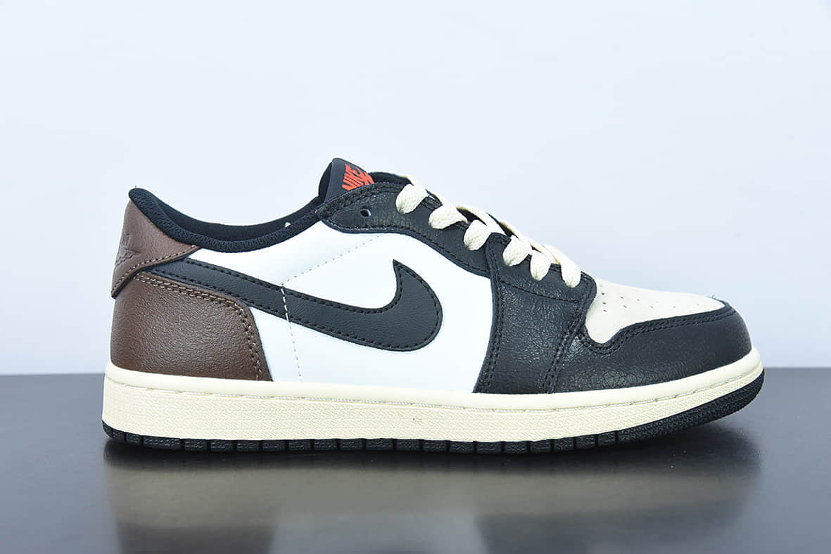 乔丹Air Jordan 1 Low OGBlackMochaAJ1乔丹一代 “黑米白深棕摩卡低帮复古板鞋纯原版本 货号：CZ0790-061
