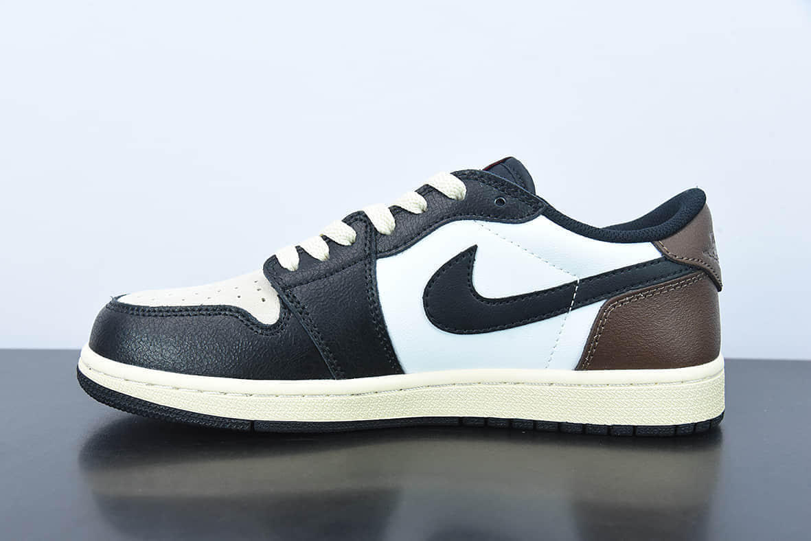 乔丹Air Jordan 1 Low OGBlackMochaAJ1乔丹一代 “黑米白深棕摩卡低帮复古板鞋纯原版本 货号：CZ0790-061