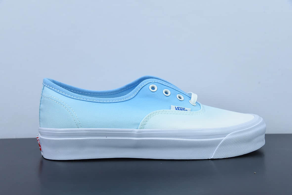万斯Vans Era Authentic LX 帆布白蓝渐变安纳海姆系列低帮系带复古帆布休闲运动板鞋纯原版本 货号:VN0A4BV9B4R