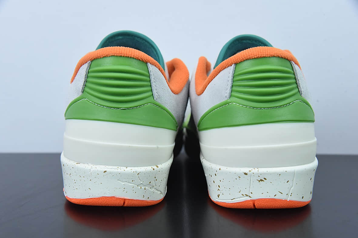 乔丹Air Jordan Titan x Air Jordan 2 Retro Low SP AJ2 乔2联名款海岛风情中帮复古篮球鞋纯原版本 货号：DV6206-183