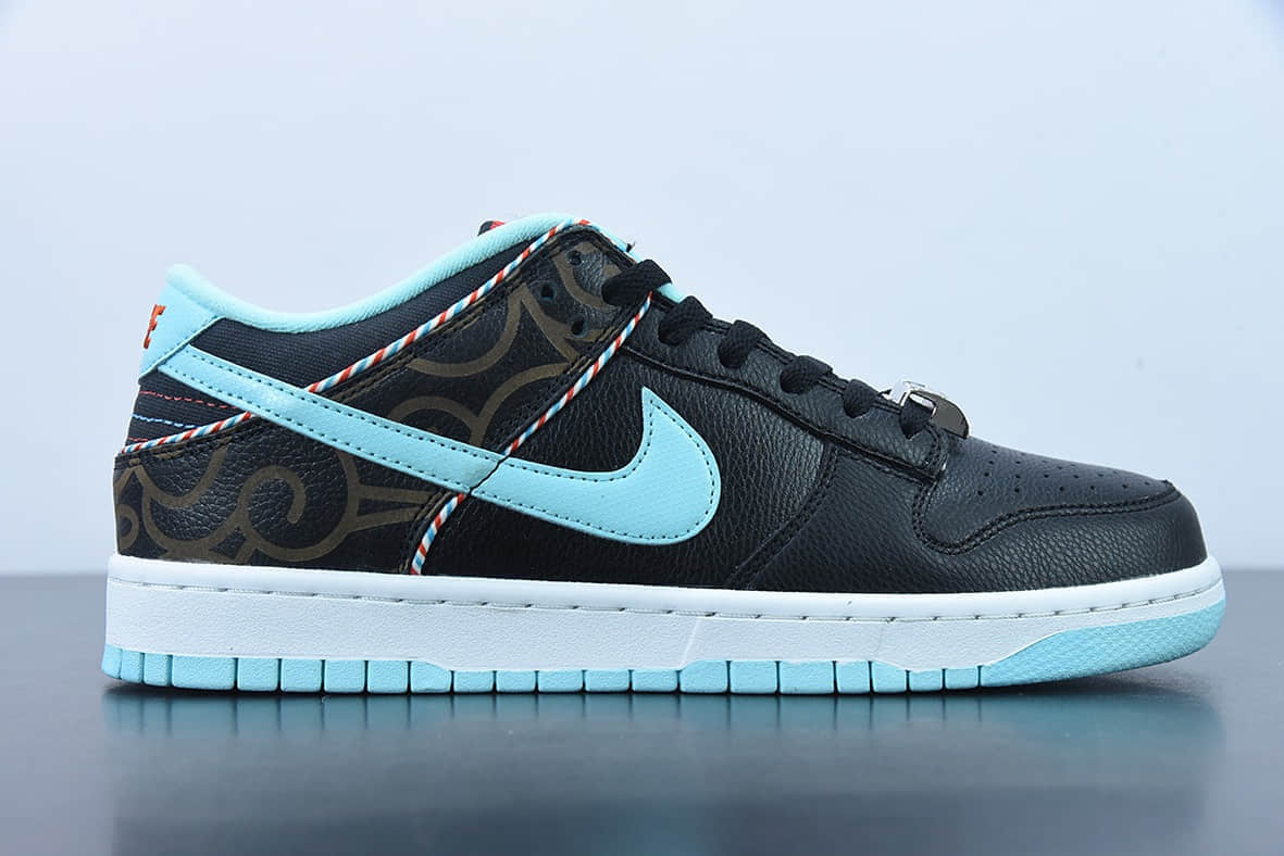 耐克Nike Dunk Low 理发店黑蓝低帮复古休闲板鞋纯原版本 货号:DH7614-001