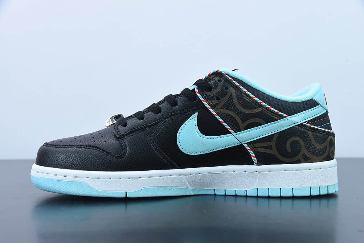 耐克Nike Dunk Low 理发店黑蓝低帮复古休闲板鞋纯原版本 货号:DH7614-001