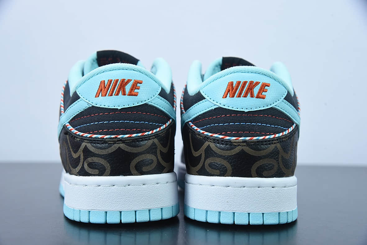 耐克Nike Dunk Low 理发店黑蓝低帮复古休闲板鞋纯原版本 货号:DH7614-001