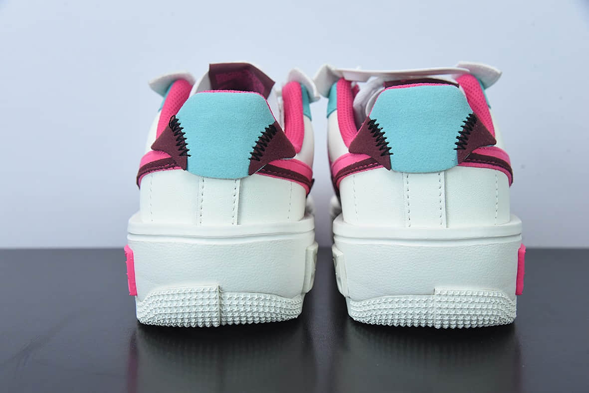 耐克Nike Air Force 1 Fontanka 全新时尚风空军一号丰塔卡系列白蓝红解构低帮休闲板鞋纯原版本 货号：DO6146-101
