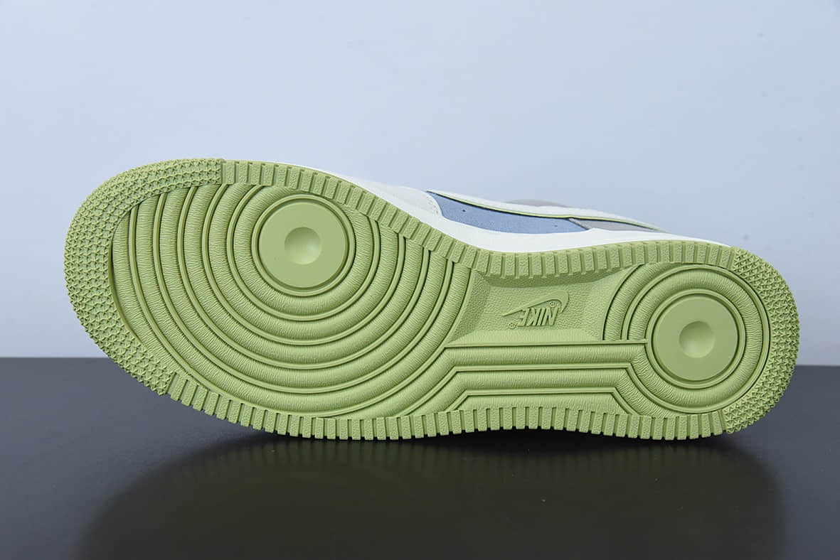 耐克Nike Air Force 1 '07 蓝绿布面空军一号低帮休闲板鞋纯原版本 货号：DG2296-025