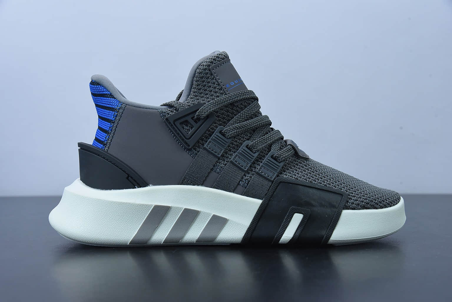 阿迪达斯Adidas EQT BASK ADV支撑者系列灰蓝色透气轻便复古慢跑鞋纯原版本 货号:CQ2994