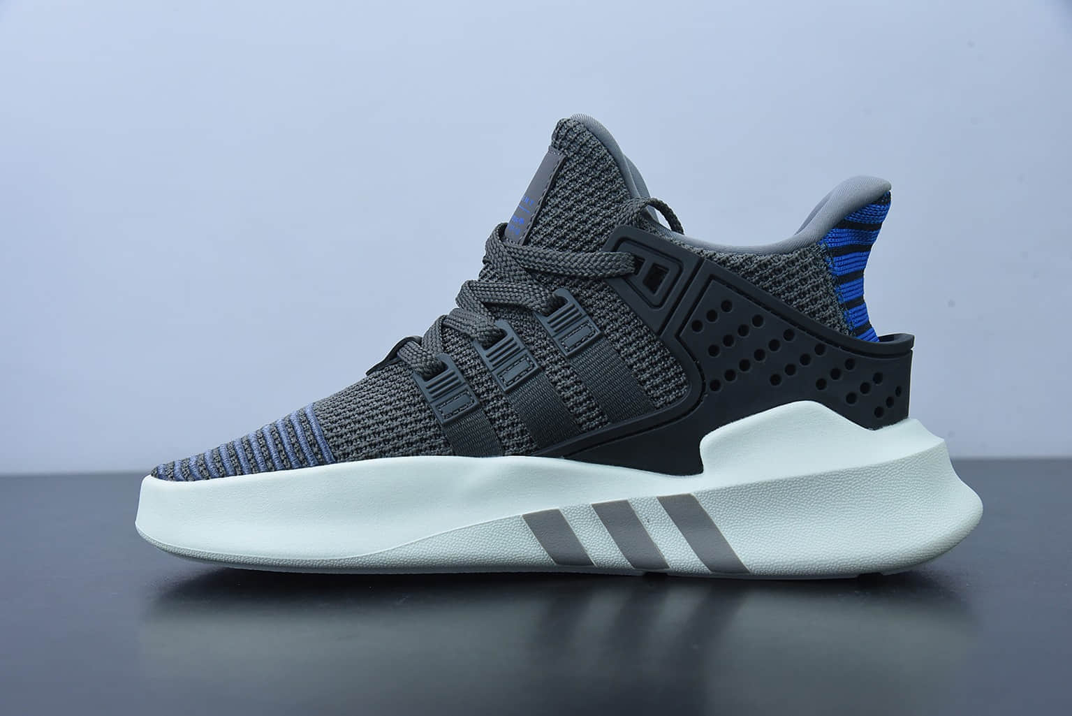 阿迪达斯Adidas EQT BASK ADV支撑者系列灰蓝色透气轻便复古慢跑鞋纯原版本 货号:CQ2994