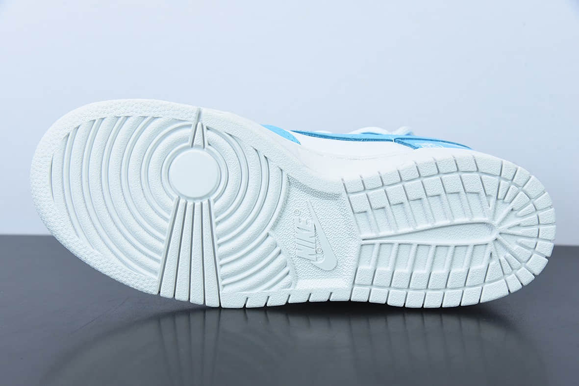 耐克Nike Dunk Low 天蓝白腰果花绑带解构 SB扣碎篮板时尚休闲板鞋纯原版本 货号：DD1503-109