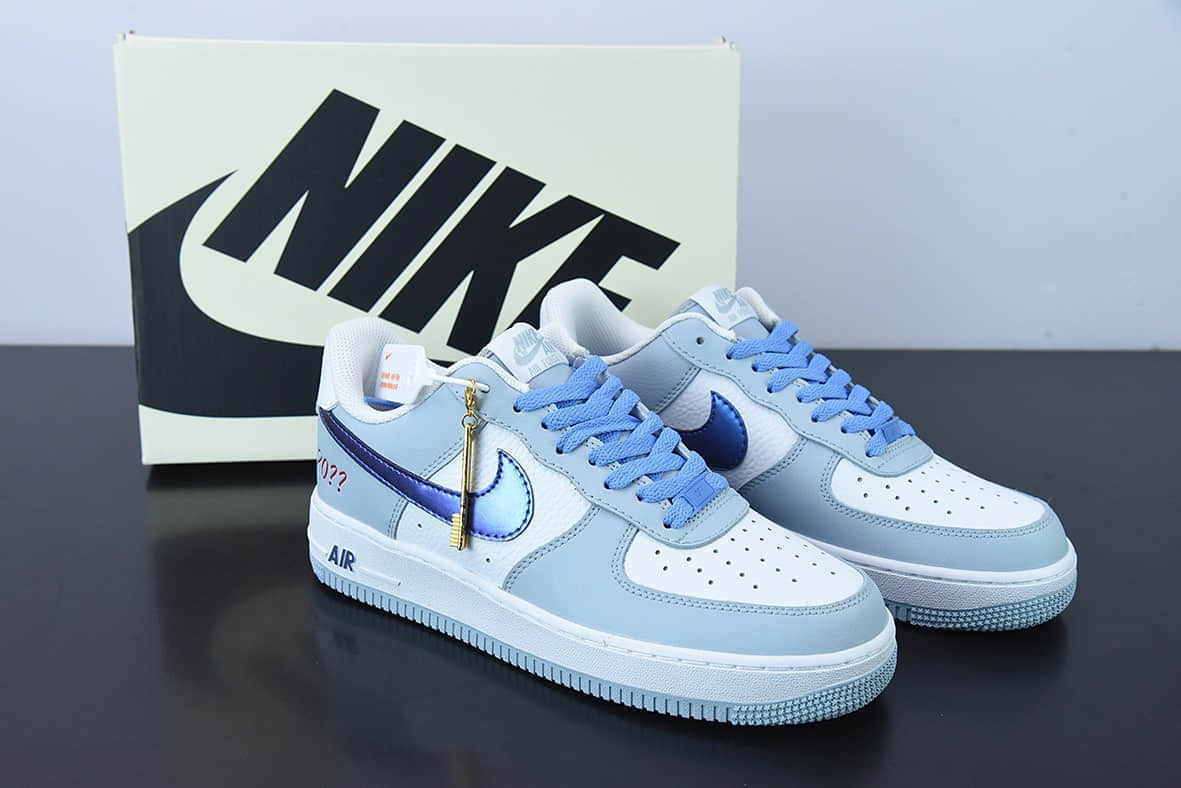 耐克Nike Air Force 1 Low '07 “Anniversary”“周年庆”白蓝空军一号低帮休闲板鞋纯原版本 货号：CW1888-609
