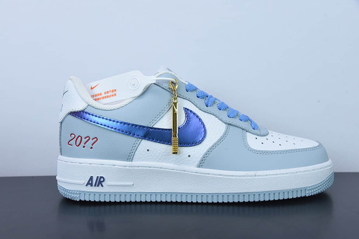 耐克Nike Air Force 1 Low '07 “Anniversary”“周年庆”白蓝空军一号低帮休闲板鞋纯原版本 货号：CW1888-609
