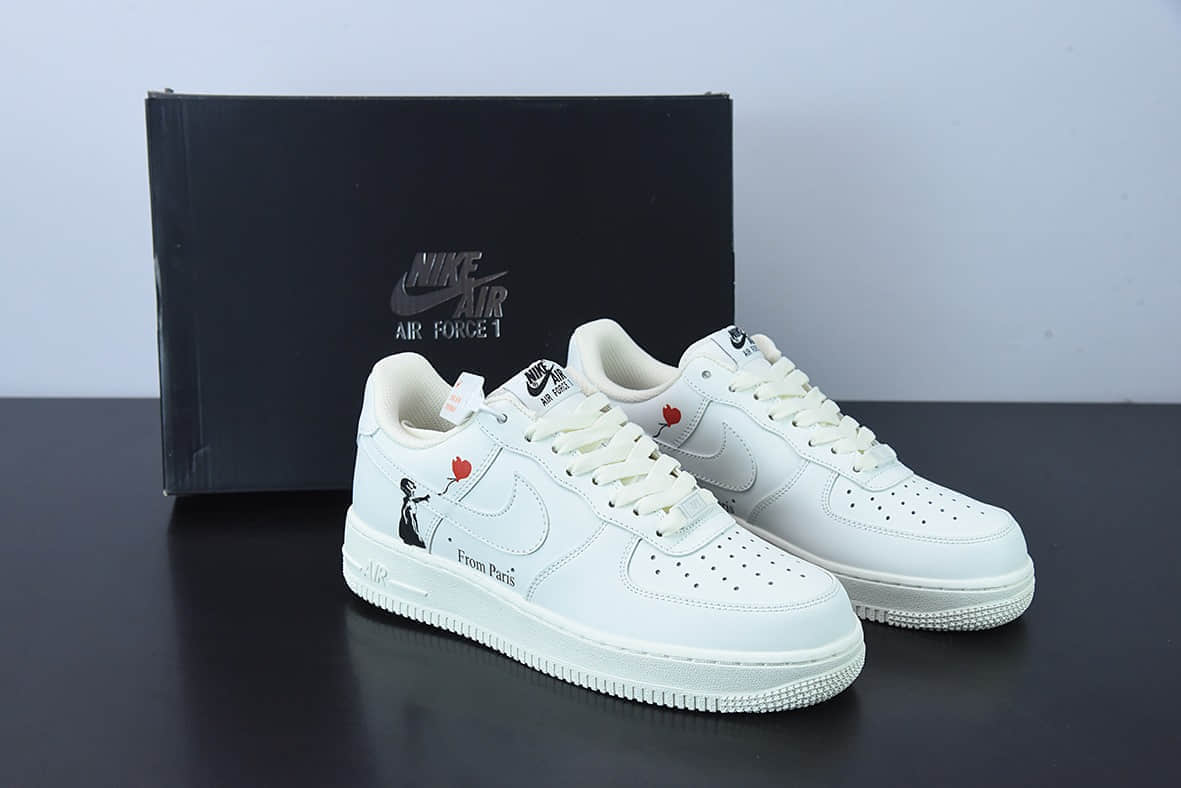 耐克Nike Air Force 1 Low ’07 情人节爱心配色空军一号低帮休闲板鞋纯原版本 货号:LZ5988-505