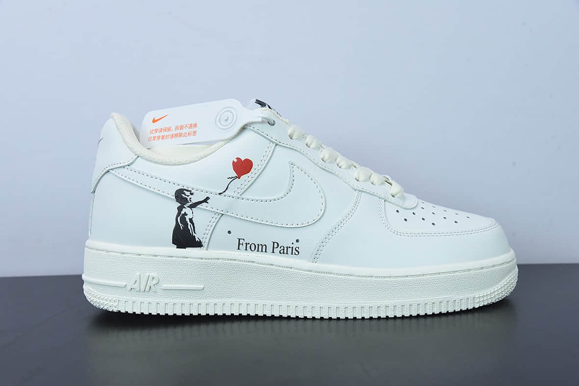 耐克Nike Air Force 1 Low ’07 情人节爱心配色空军一号低帮休闲板鞋纯原版本 货号:LZ5988-505