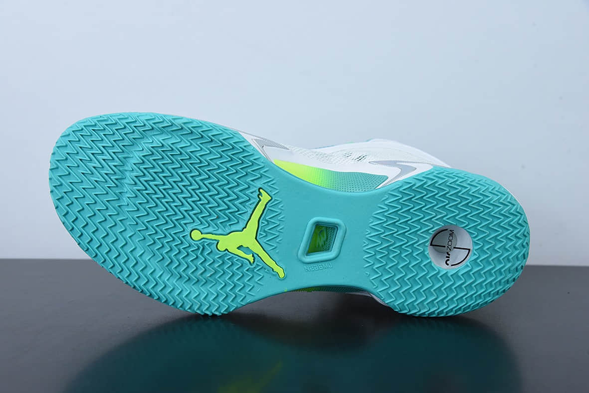 乔丹Air Jordan XXXVI PFGUOAJ36代薄荷绿白郭艾伦中帮镂空缓震科技休闲运动篮球鞋纯原版本 货号:DM0796-107