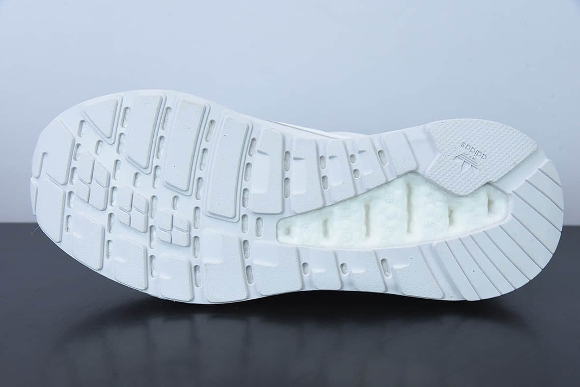 阿迪达斯Adidas Originals ZX 2K Boost 阿迪达斯爆米花白蓝绿复古经典运动鞋纯原版本 货号：GY3548