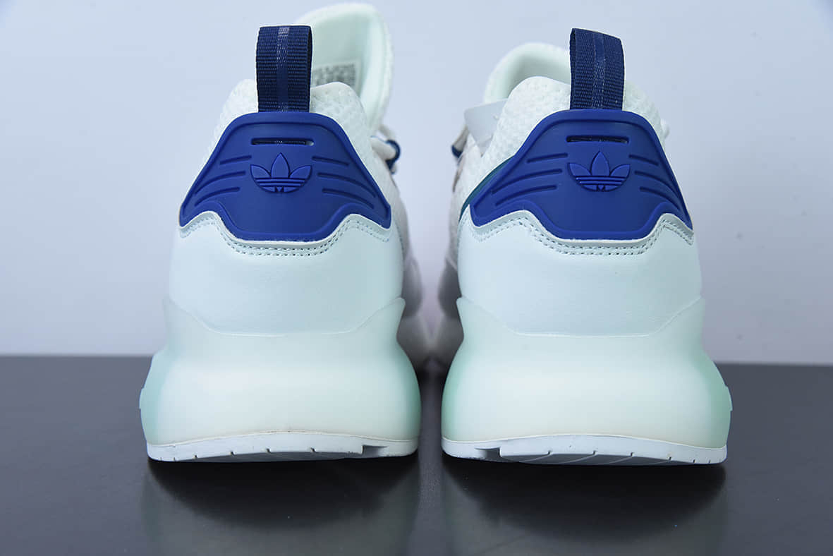 阿迪达斯Adidas Originals ZX 2K Boost 阿迪达斯爆米花白蓝绿复古经典运动鞋纯原版本 货号：GY3548