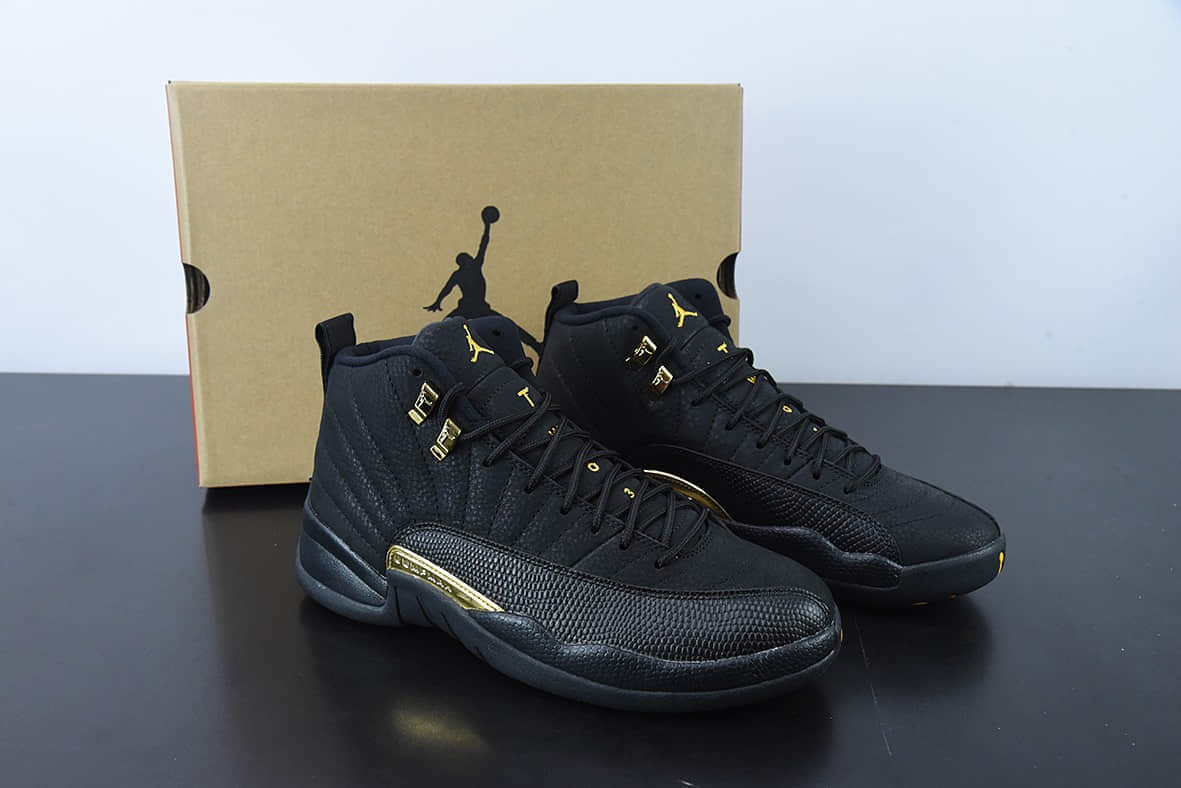 乔丹Air Jordan 12 Luxurious AJ12 乔12黑金男子文化篮球鞋纯原版本 货号:CT8013-071