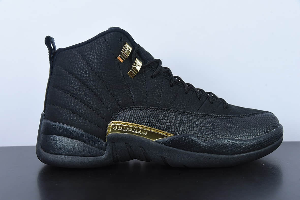 乔丹Air Jordan 12 Luxurious AJ12 乔12黑金男子文化篮球鞋纯原版本 货号:CT8013-071