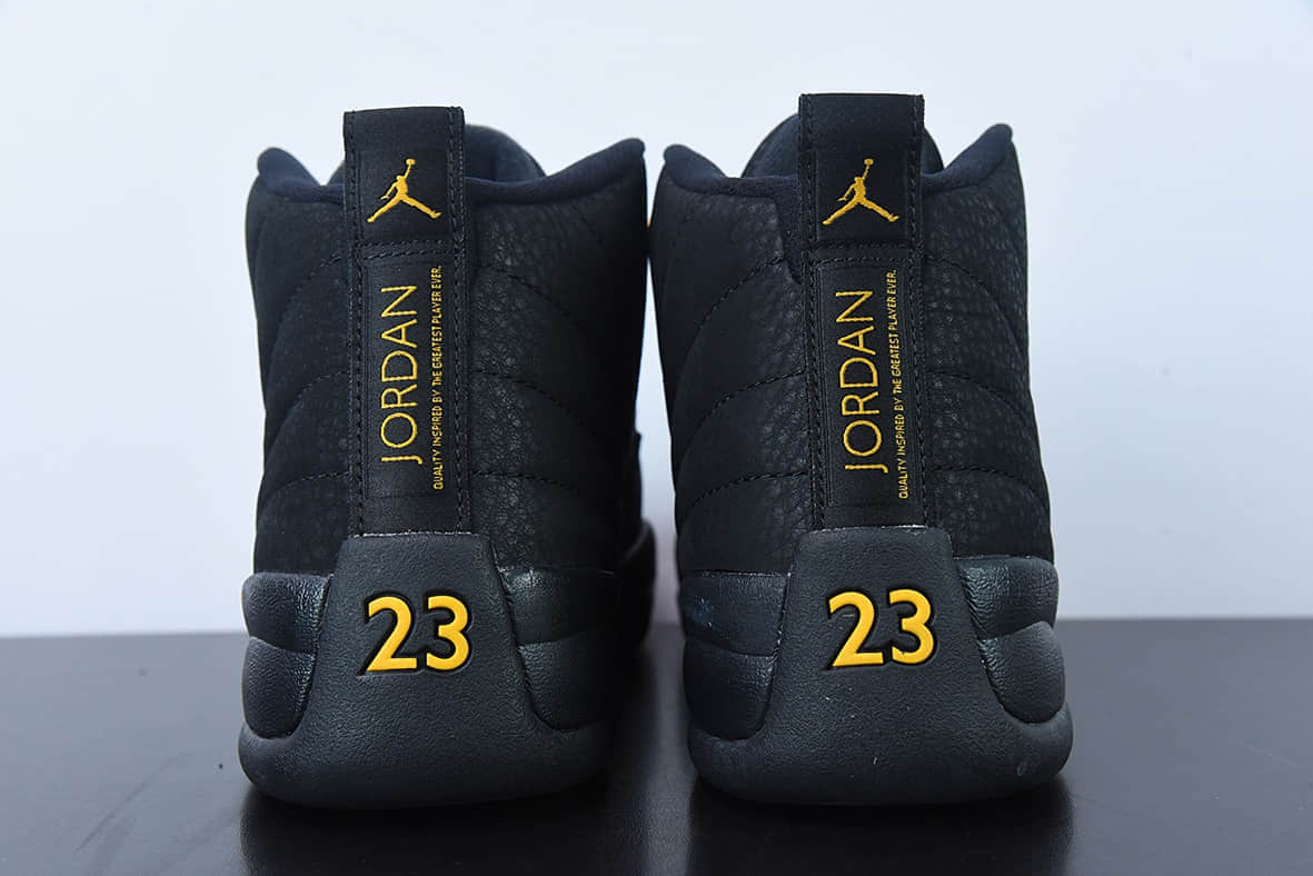 乔丹Air Jordan 12 Luxurious AJ12 乔12黑金男子文化篮球鞋纯原版本 货号:CT8013-071