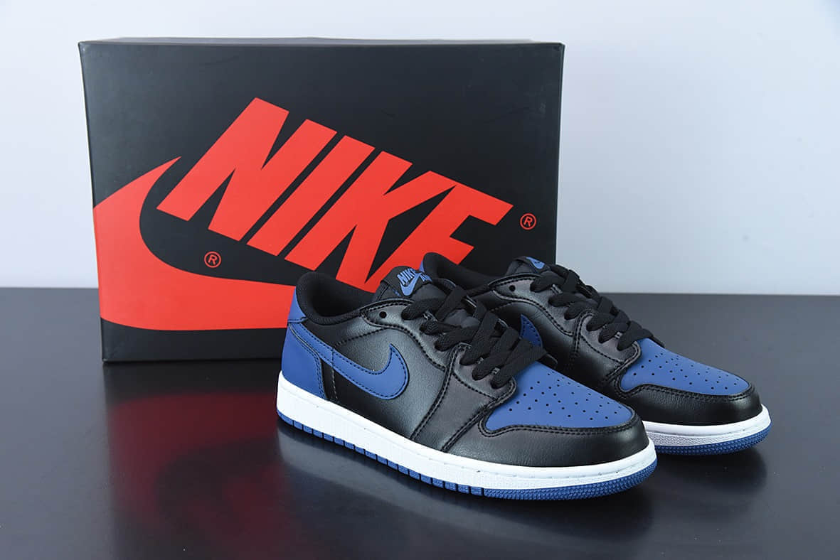 乔丹Air Jordan 1 Low OGMystic NavyAJ1乔丹一代OG黑蓝皇家蓝低帮经典复古文化休闲运动篮球鞋纯原版本 货号：CZ0790-041