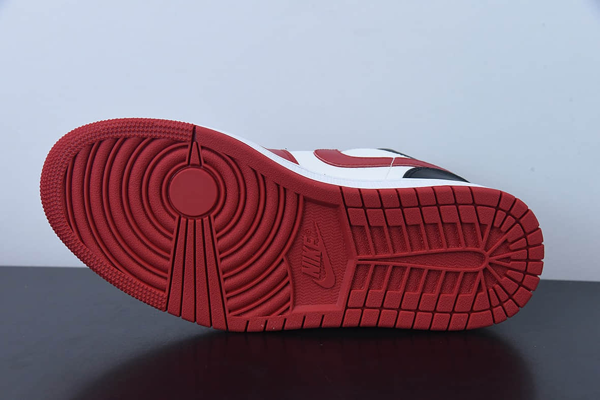 乔丹Air Jordan 1 Low Chicago Bulls AJ1 乔1黑白红低帮休闲板鞋纯原版本 货号:DC0774-160