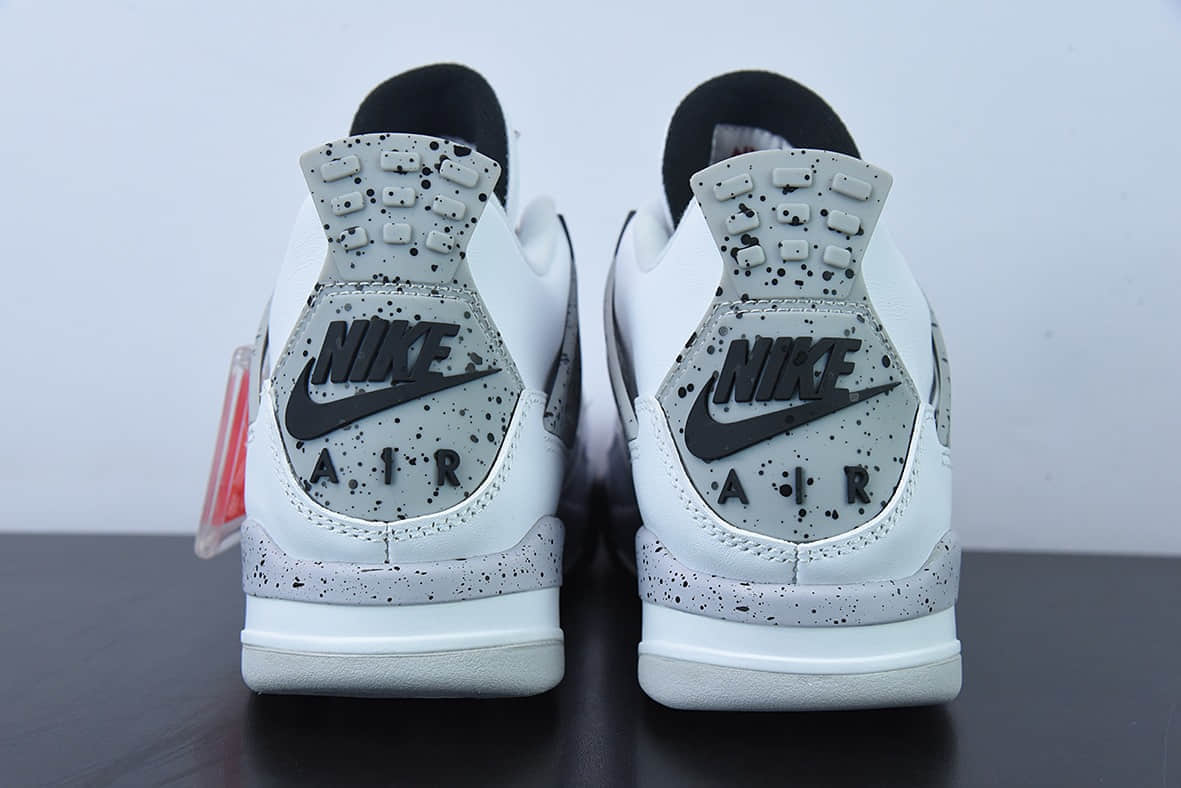乔丹Air Jordan 4 Retro  White Cement  AJ4 白水泥男子文化休闲篮球鞋纯原版本 货号:840606-192