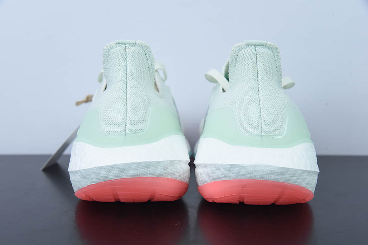 阿迪达斯Adidas Ultra Boost ub2022 Consortium 全掌爆米花淡绿跑鞋运动鞋纯原版本 货号:GX8087