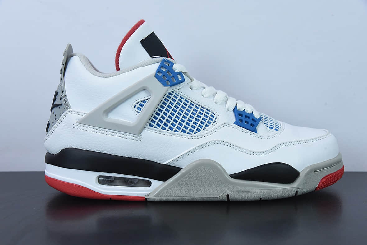 乔丹Air Jordan 4 What The AJ4 红蓝鸳鸯男子文化篮球鞋纯原版本 货号:CI1184-146