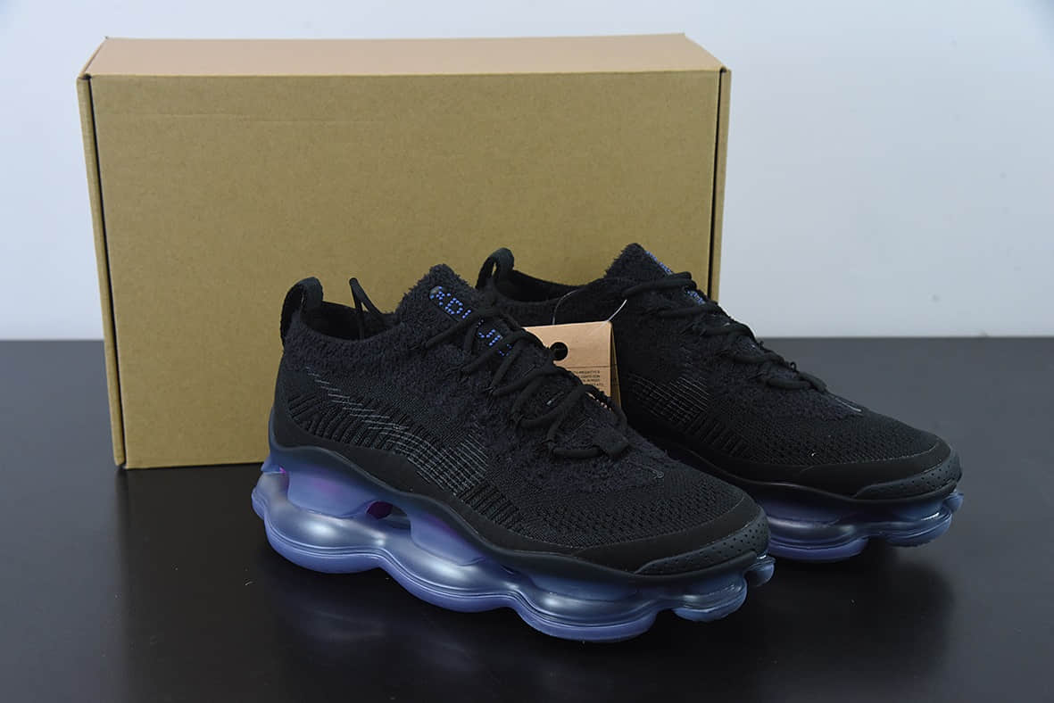 耐克Nike Air Max Scorpion Fk 耐克2022新款梦幻黑紫全掌次世代气垫跑鞋纯原版本 货号：DR0888-001