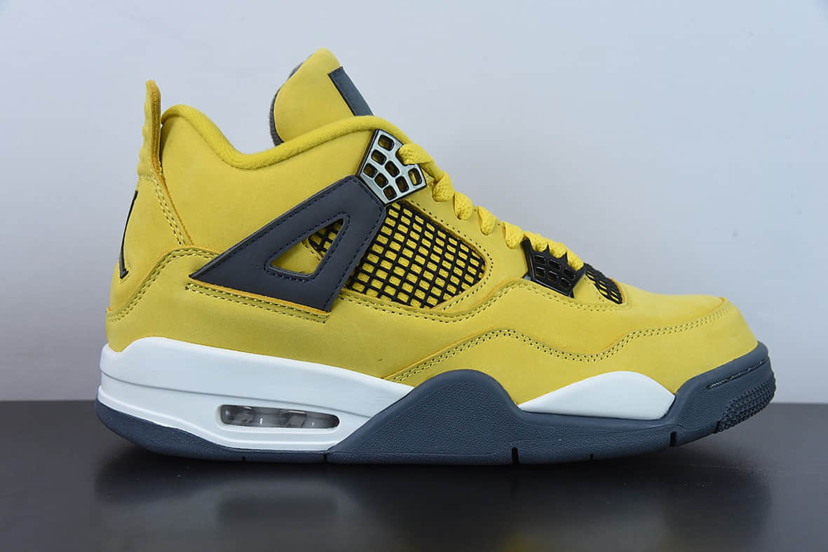 乔丹Air Jordan 4 Retro LightningAJ4 电母黄闪电男子文化篮球鞋纯原版本 货号:CT8527-700
